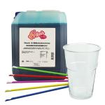 Slush Puppy pakket – 125 porties – Bosbes